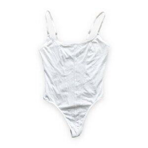 Target | S | Women | White Cotton Vintage Fit Camisole Bodysuit